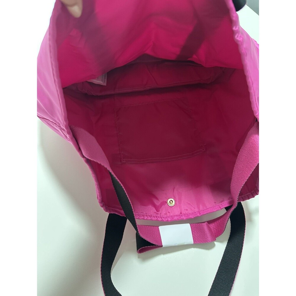 Victoria's Secret PINK Large Tote Zip Closure Pouch Inner Pockets Pink/Black